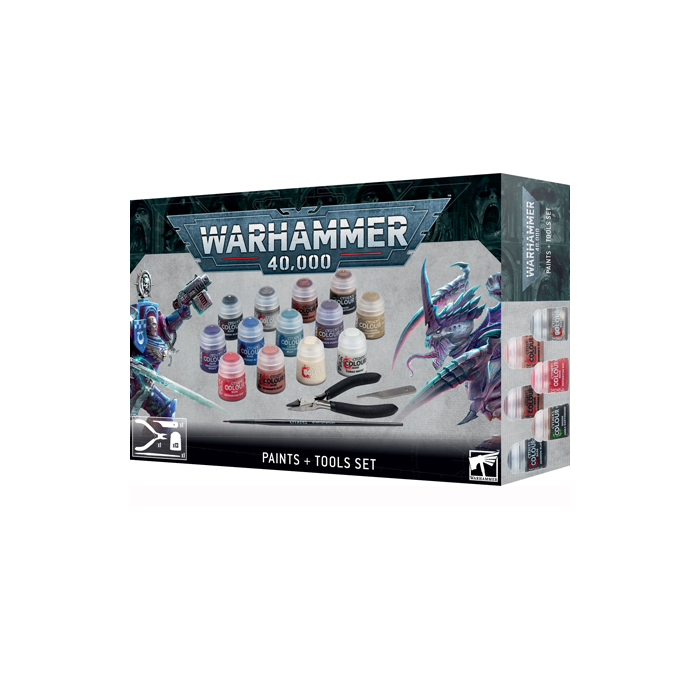 WARHAMMER 40.000 PAINTS + TOOLS SET - Imagen 2