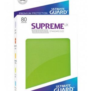 SUPREME UX FUNDAS DE CARTAS TAMAÑO ESTÁNDAR VERDE CLARO (80)