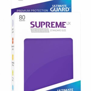 SUPREME UX FUNDAS DE CARTAS TAMAÑO ESTÁNDAR VIOLETA (80)