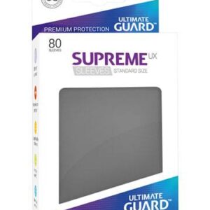 SUPREME UX FUNDAS DE CARTAS TAMAÑO ESTÁNDAR GRIS OSCURO (80)