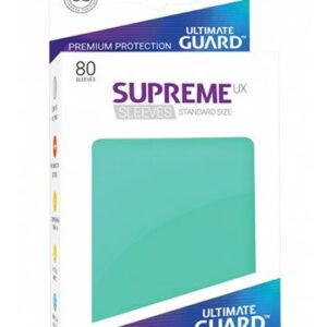 SUPREME UX FUNDAS DE CARTAS TAMAÑO ESTÁNDAR TURQUESA (80)