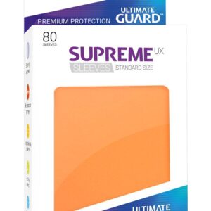 SUPREME UX FUNDAS DE CARTAS TAMAÑO ESTÁNDAR ORANGE (80)