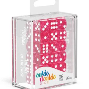 DADOS D6 12 MM SPECKLED - PINK (36)