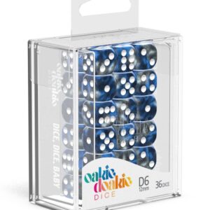 DADOS D6 12 MM GEMIDICE - LIQUID STEEL (36)