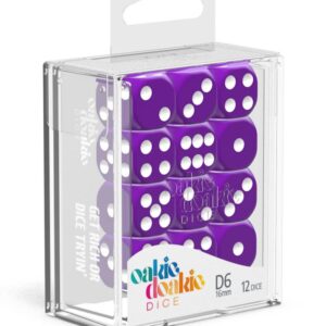 DADOS D6 16 MM SOLID - PURPLE (12)