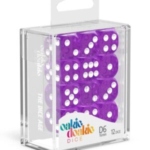 DADOS D6 16 MM SPECKLED - PURPLE (12)