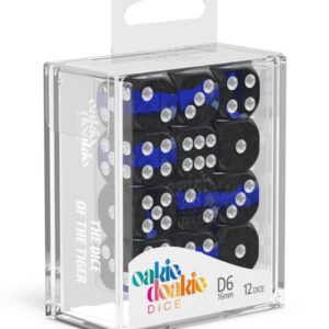 DADOS D6 16 MM ENCLAVE - SAPPHIRE (12)