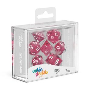 DADOS RPG SET SPECKLED - PINK (7)