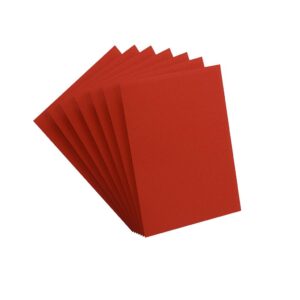 FUNDAS DE CARTAS PRIME ROJO (100)