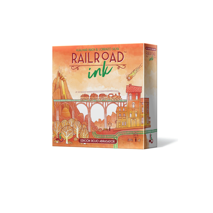 RAILROAD INK: EDICIÓN ROJO ABRASADOR