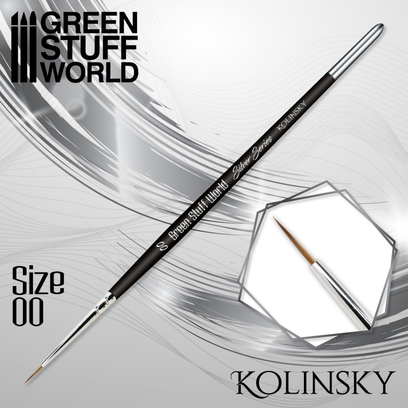 PINCEL KOLINSKY 00 - SILVER SERIES