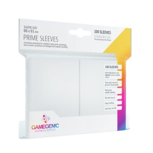 FUNDAS DE CARTAS PRIME BLANCO (100)