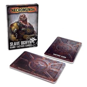 NECROMUNDA SLAVE OGRYN TACTICS CARDS