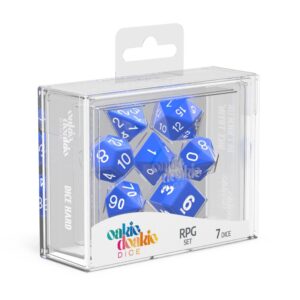DADOS RPG SET SOLID - BLUE (7)