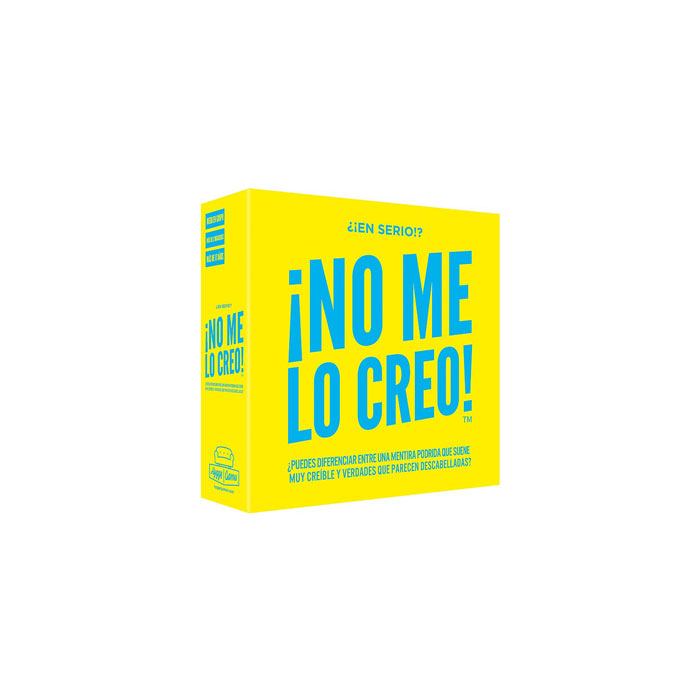 ¡NO ME LO CREO!