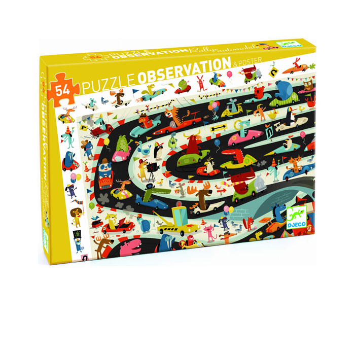 PUZZLE OBSERVACIÓN RALLY DE COCHES