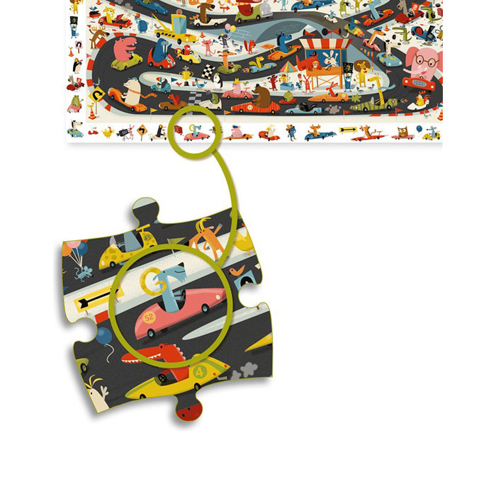 PUZZLE OBSERVACIÓN RALLY DE COCHES - Imagen 4