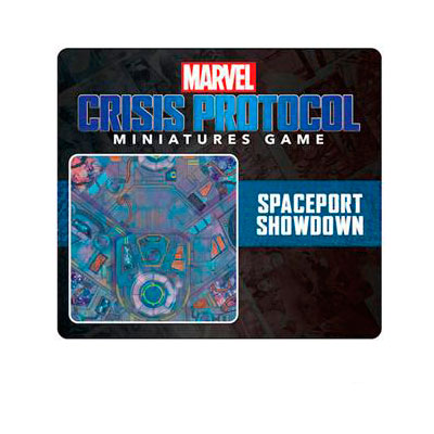 SPACEPORT SHOWDOWN GAME MAT, CRISIS PROTOCOL