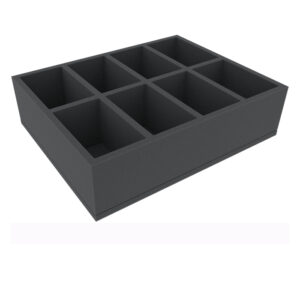 ESPUMA TAMAÑO 90 MM CON 8 COMPARTIMENTOS