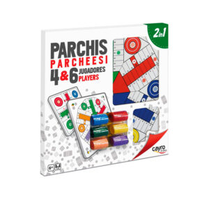 PARCHÍS 4 Y 6 JUGADORES CON ACCESORIOS