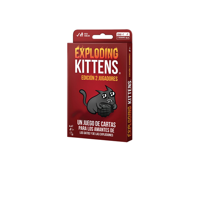 EXPLODING KITTENS ED. 2 JUGADORES