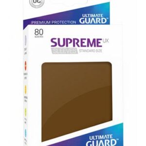 SUPREME FUNDAS DE CARTAS TAMAÑO ESTÁNDAR MARRÓN (80)