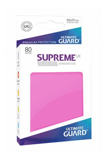 SUPREME UX FUNDAS DE CARTAS TAMAÑO ESTÁNDAR FUCSIA (80)
