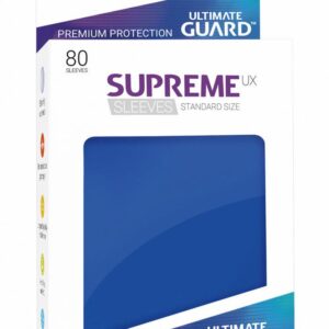 SUPREME UX FUNDAS DE CARTAS TAMAÑO ESTÁNDAR AZUL (80)