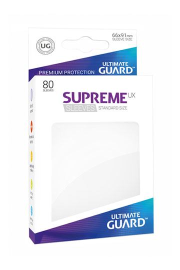 SUPREME UX FUNDAS DE CARTAS TAMAÑO ESTÁNDAR BLANCO (80)