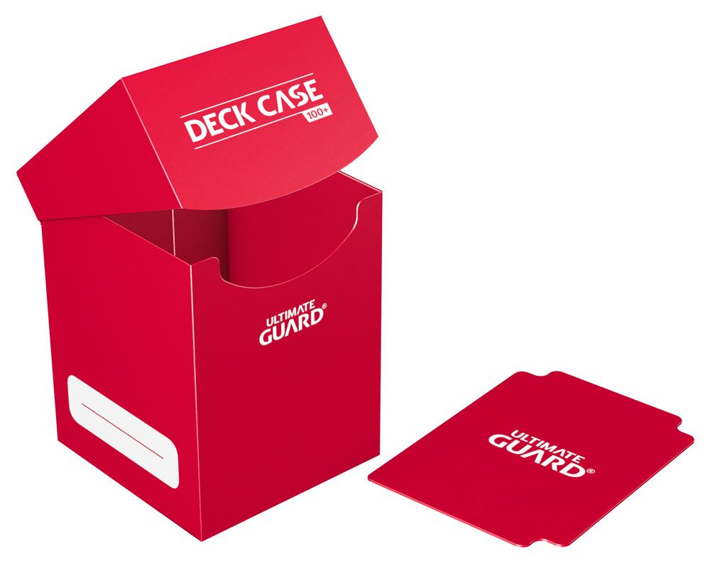 DECK CASE 100+ TAMAÑO ESTÁNDAR ROJO
