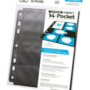 HOJAS 14-POCKET STANDARD & MINI AMERICAN BLACK (10)