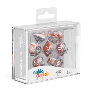 DADOS RPG SET GEMIDICE - SILVER-RUST (7)