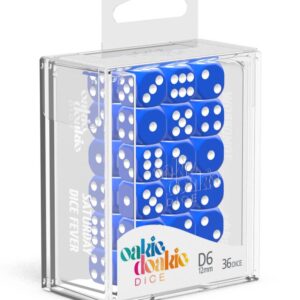 DADOS D6 12 MM SOLID - BLUE (36)