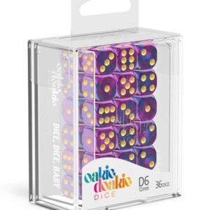 DADOS D6 12 MM GEMIDICE - AMETHYST (36)