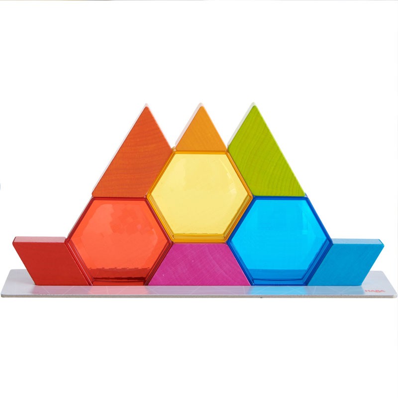 JUEGO DE APILAR. CRISTALES DE COLORES - Imagen 2