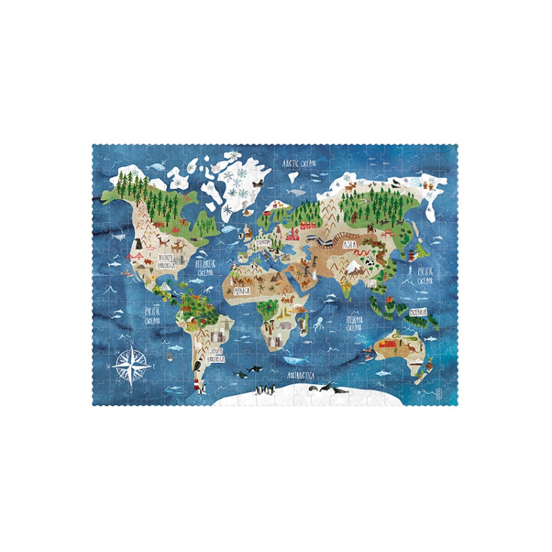 DISCOVER THE WORLD PUZZLE - Imagen 2