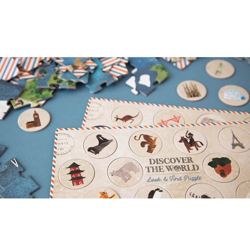 DISCOVER THE WORLD PUZZLE - Imagen 3