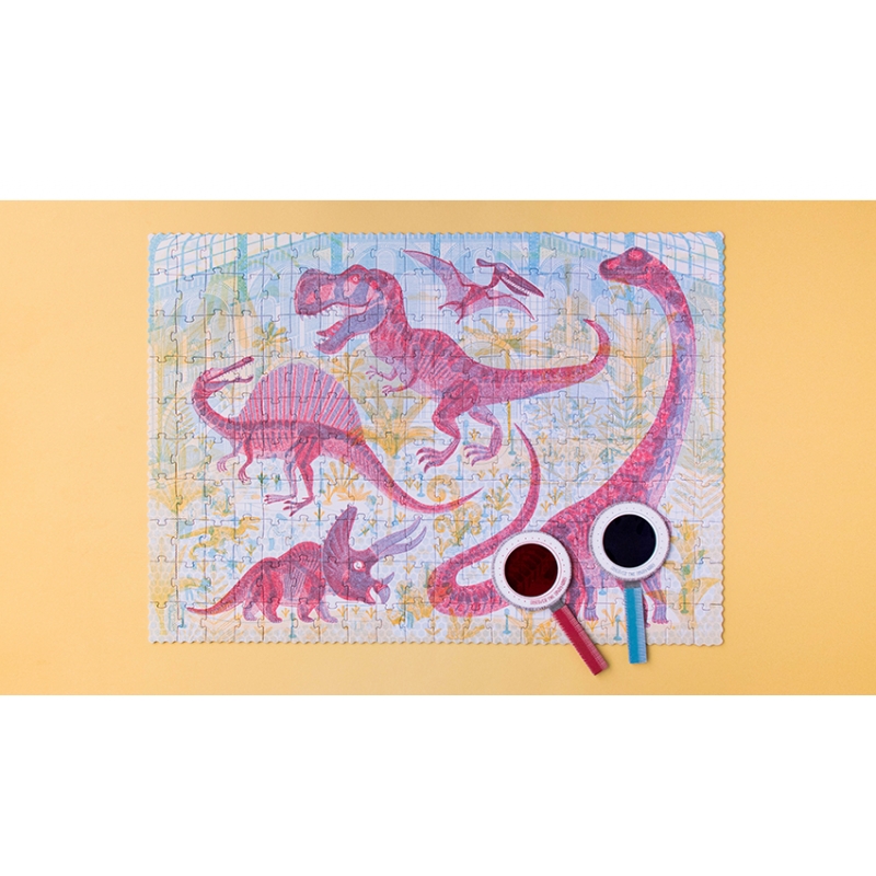 DISCOVER THE DINOSAURS PUZZLE - Imagen 2