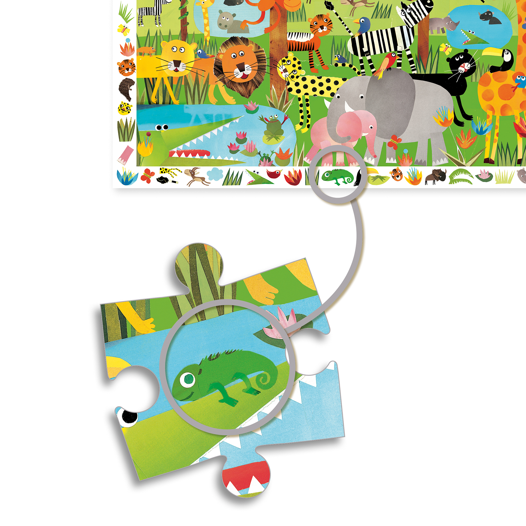 PUZZLE OBSERVATION LA JUNGLA - Imagen 3
